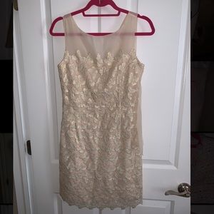 Lily Pulitzer Gold Butterfly Dress